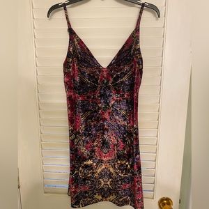 Free People Mini Enchanted Slip Velvet Dress Size M
